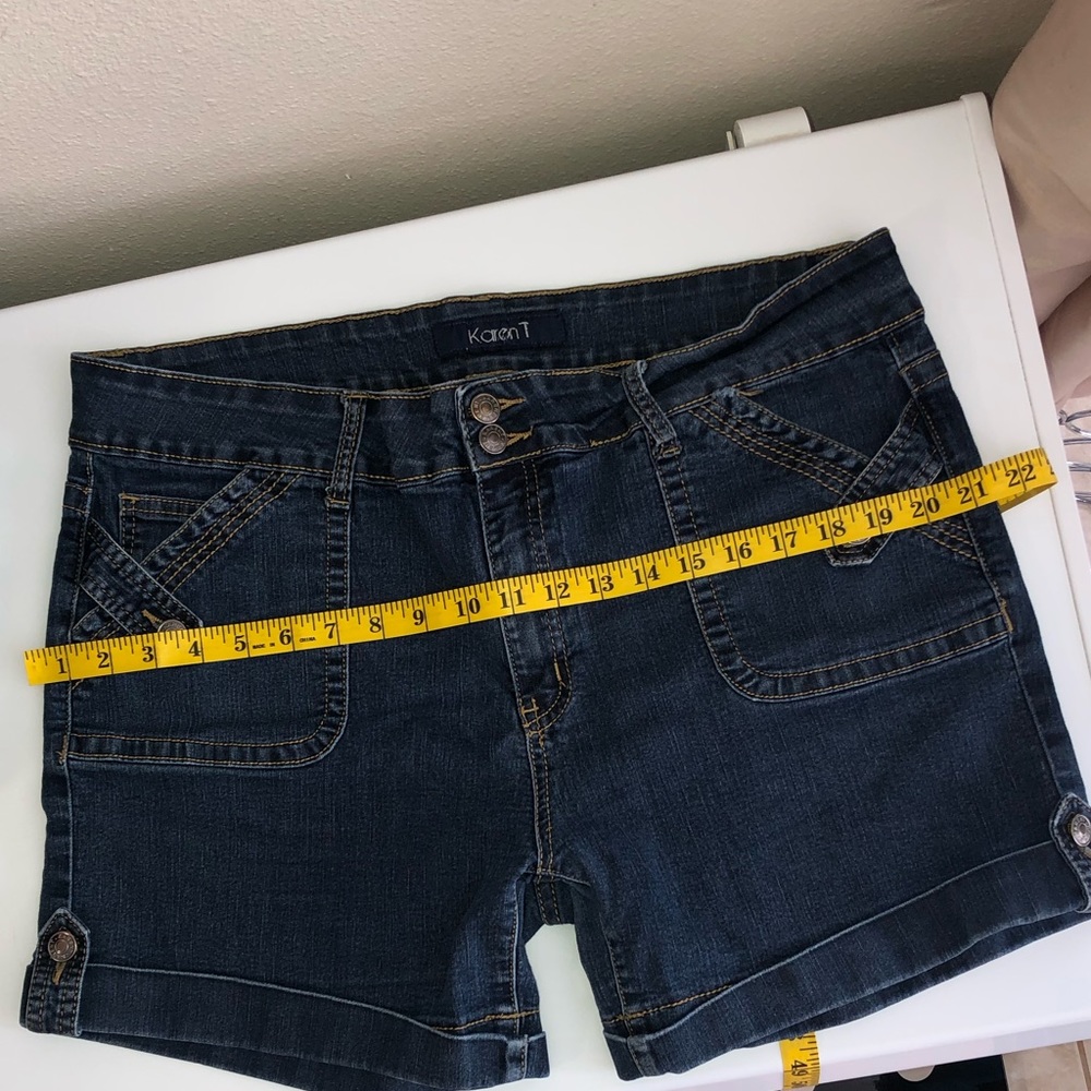 Blue jean shorts